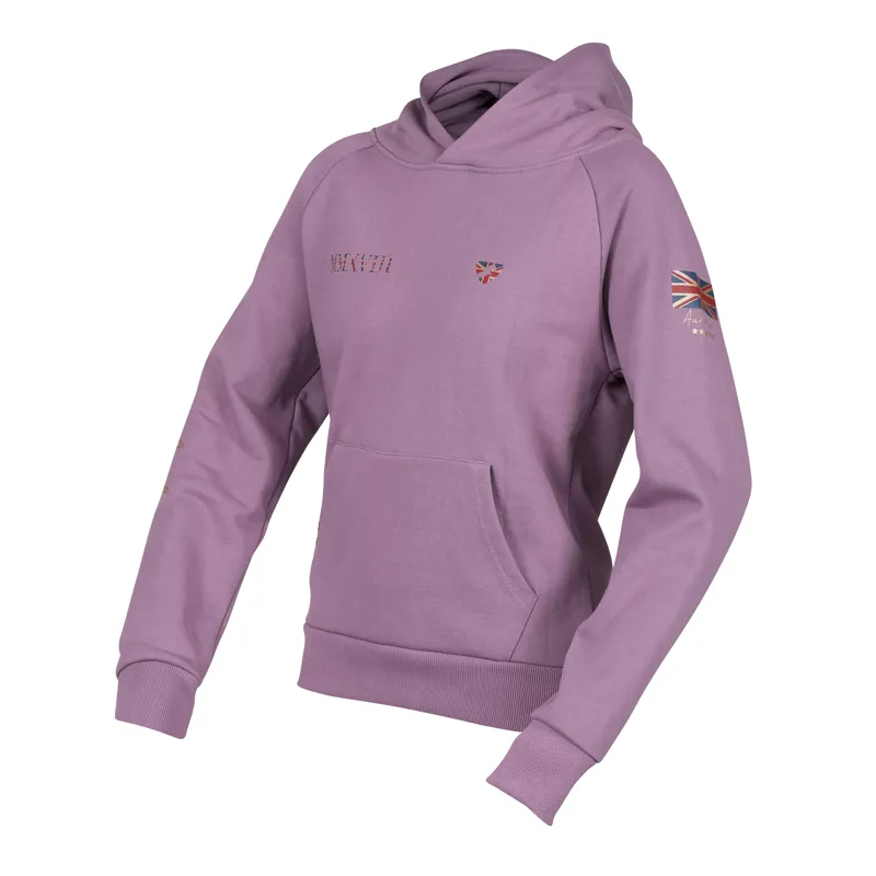 Shires Aubrion Team Hoodie - Mauve-1